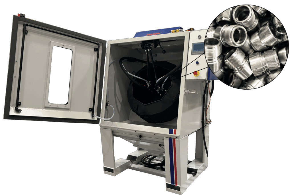 Finishing Application Industries – Tumbleblast systems - batch deburring & surface treating small metal components
